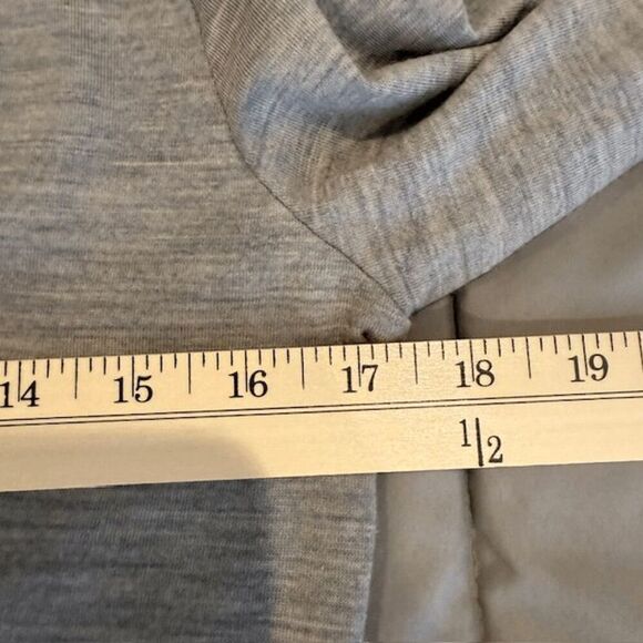 Lafayette 148 Wool Elastane Blend Gray 3/4 Sleeve V-Neck Women's Top Size Small - Picture 6 of 9